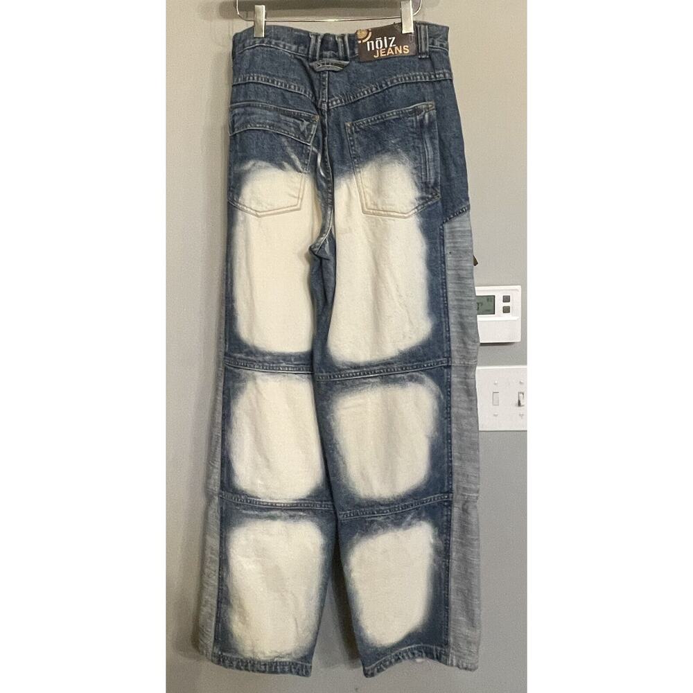 Noiz Denim Jeans‎ Baggy 90s Skater Hip Hop Vintage Mens Size 30x32 - Picture 2 of 7